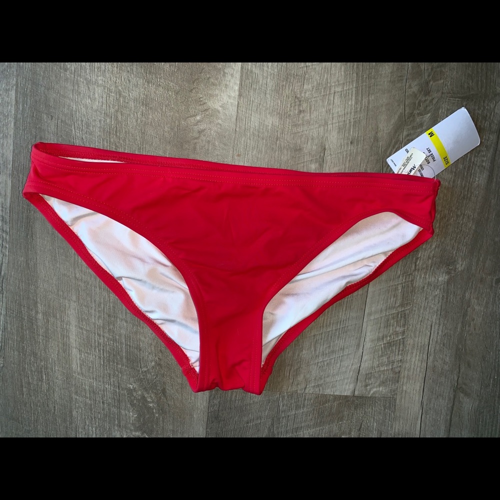 Michael Kors RED swim suit bottoms BIKINI med NWT